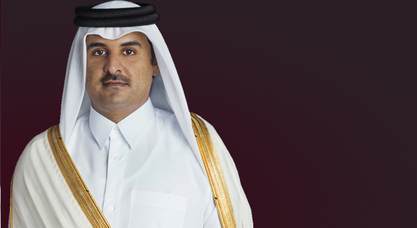 The Emir Sheikh Tamim bin Hamad Al Thani Receives Call from U.S. Vice President