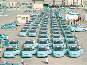 Transport Minister Launches Mowasalat-assembled Karwa Vehicle