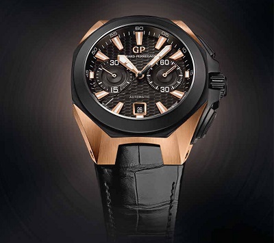 GIRARD-PERREGAUX CHRONO HAWK PINK GOLD