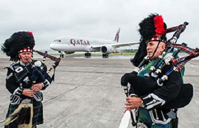 Qatar Airways Commences Service to Edinburgh