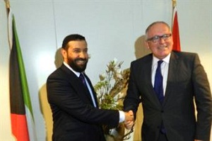 Kuwaiti Oil Minister holds talks with Dutch FM