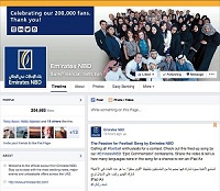Emirates NBD becomes first UAE-based bank to cross 200,000milestone for Facebook fans