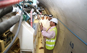 HE Minister of Municipality Checks Progress of Two Major Projects
