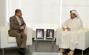 HE Minister of Economy Meets Iranian Minister of Economic Affairs