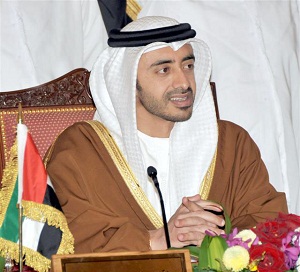 Abdullah bin Zayed meets with Crown Prince of Norway