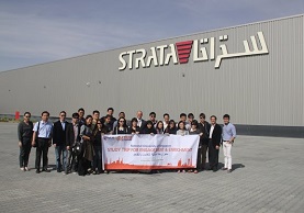 Strata delegation tours Airbus A350 at Al Ain Airport