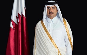 HH the Emir Discusses Cooperation with Sudanese President