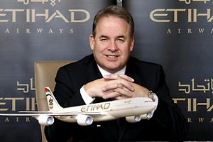 Etihad Airways CEO:We are comfortable with FOCA’s review on deal to acquire 33.3% of Darwin Airline
