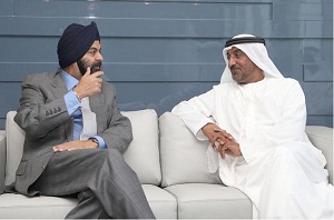 Ahmed bin Saeed receives President and CEO of MasterCard International Inc