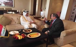 Finance Minister Meets Iraqi Counterpart