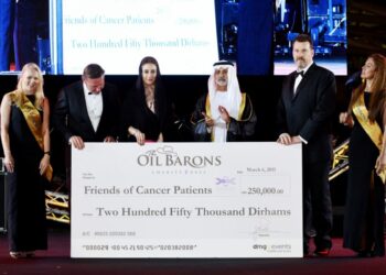 Oil & Gas charity fund raiser at Middle East Event Awards 2015