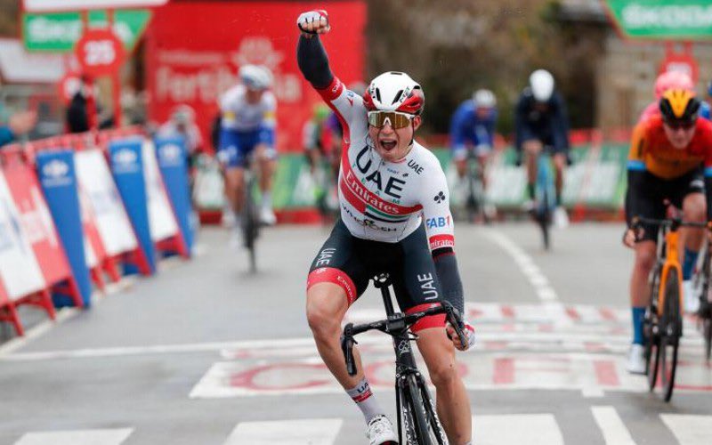 Belgian Philipsen gives UAE Team Emirates its first success in this year’s Vuelta