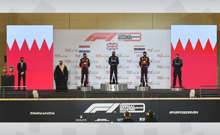 Hamilton wins incident-filled F1 Gulf Air Bahrain GP 2020 at BIC