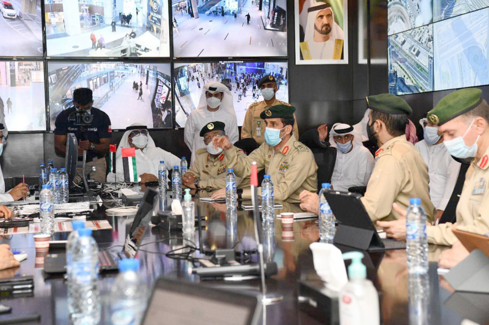 Dubai Police Commander-in-Chief inspects Burj Khalifa, Mohammed bin Rashid Boulevard op room