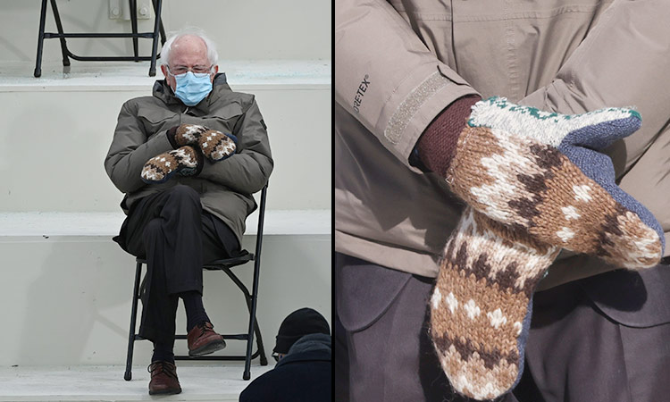 Bernie Sanders happy his mittened meme may raise millions for charity