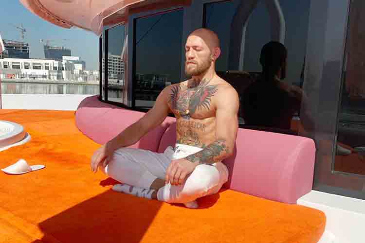 Ahead of his blockbuster clash against Poirier, McGregor arrives at UFC Fight Island
