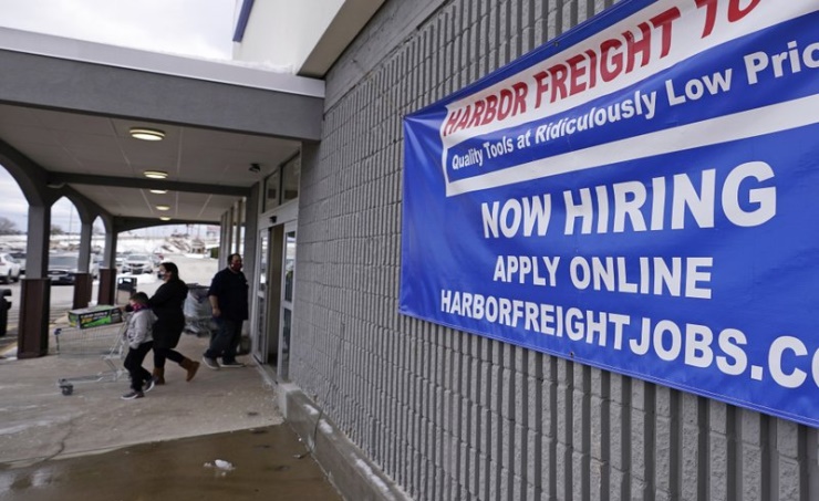 Jobless claims down 19,000, still 4 times pre-pandemic level