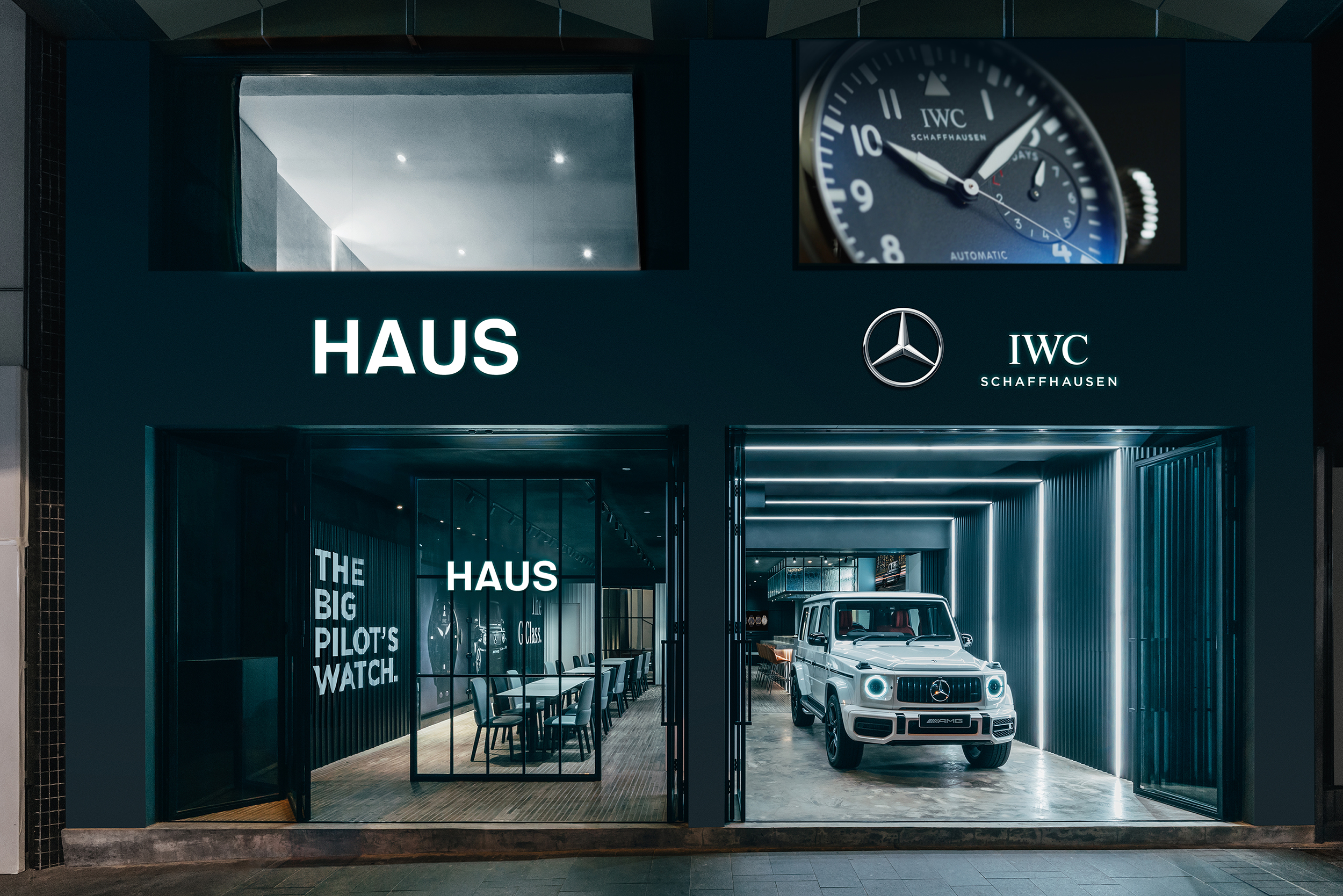 IWC SCHAFFHAUSEN AND MERCEDES-BENZ OPEN “HAUS”, A UNIQUE CONCEPT STORE IN HK