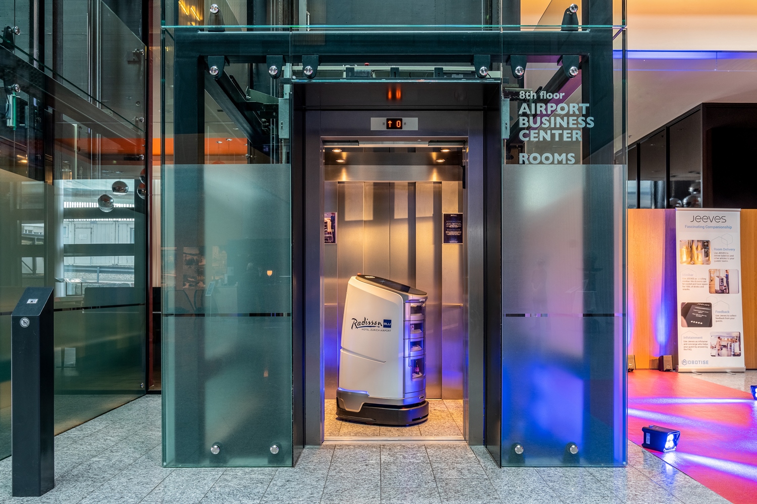Service robot joins Radisson Blu Hotel at Zurich Airport