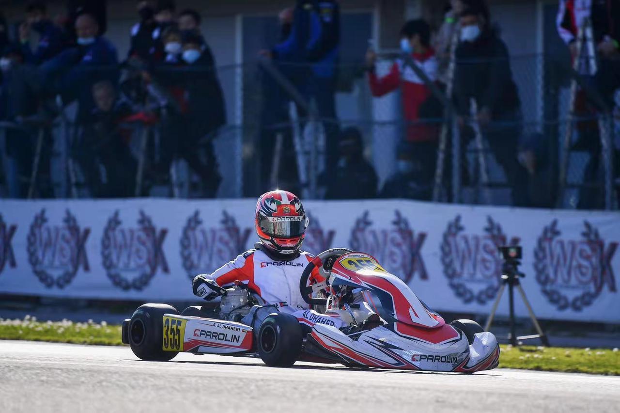 Emirati karting star Rashid Al Dhaheri receives checkered flag once more in WSK Super Master Series