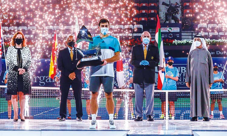 Fairytale ending as Karatsev lifts maiden title in Dubai