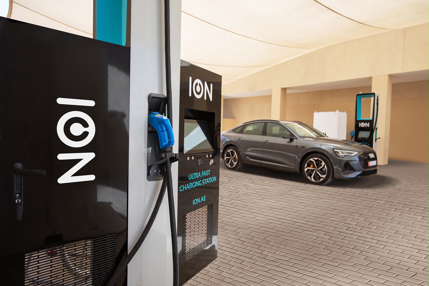 ION Installs Gulf Region’s First Ultra-fast Electric Vehicle Charging Stations