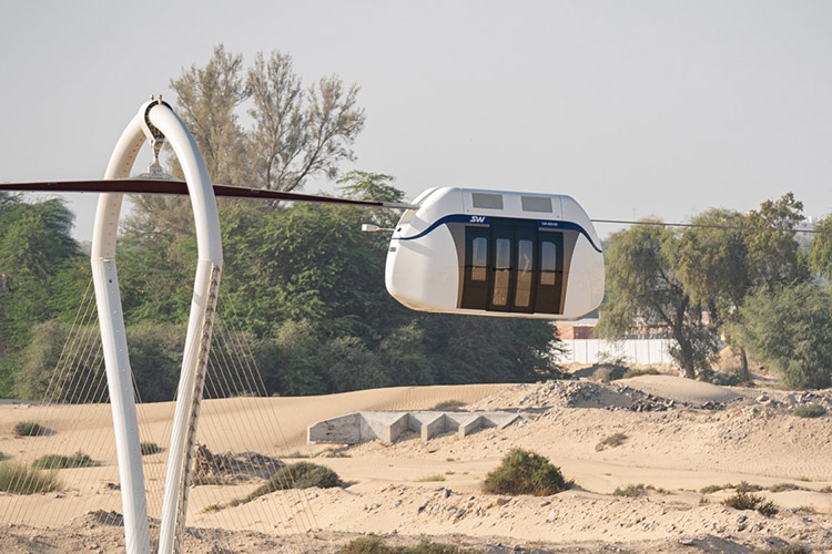 Sharjah’s eco-friendly sky pods to ferry passengers at 130kph