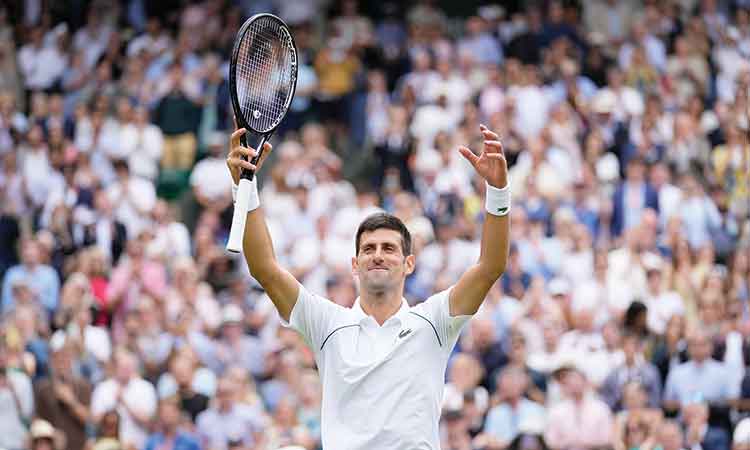Djokovic and Federer in Wimbledon landmarks as title showdown nears
