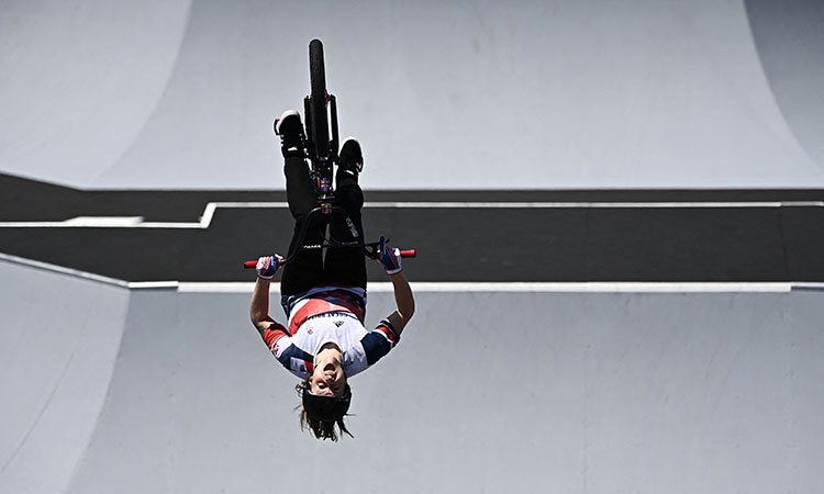 Britain’s Worthington bags inaugural Olympics BMX freestyle gold