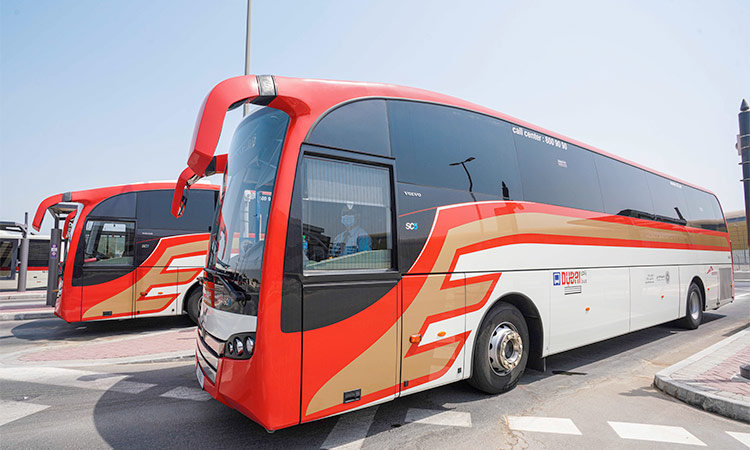 RTA unveils 70 dedicated buses for Expo 2020 visitors