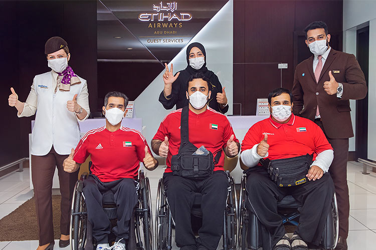 Etihad Airways flies UAE para athletes to Tokyo
