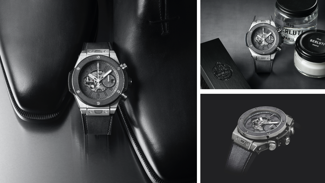BERLUTI x HUBLOT : Big Bang Unico Berluti Aluminio