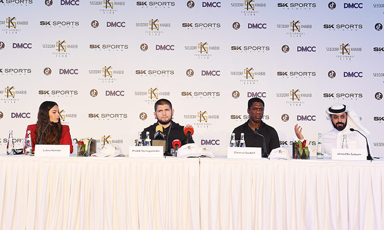 Sports legends Khabib and Seedorf join hands to launch Performance Club in Dubai