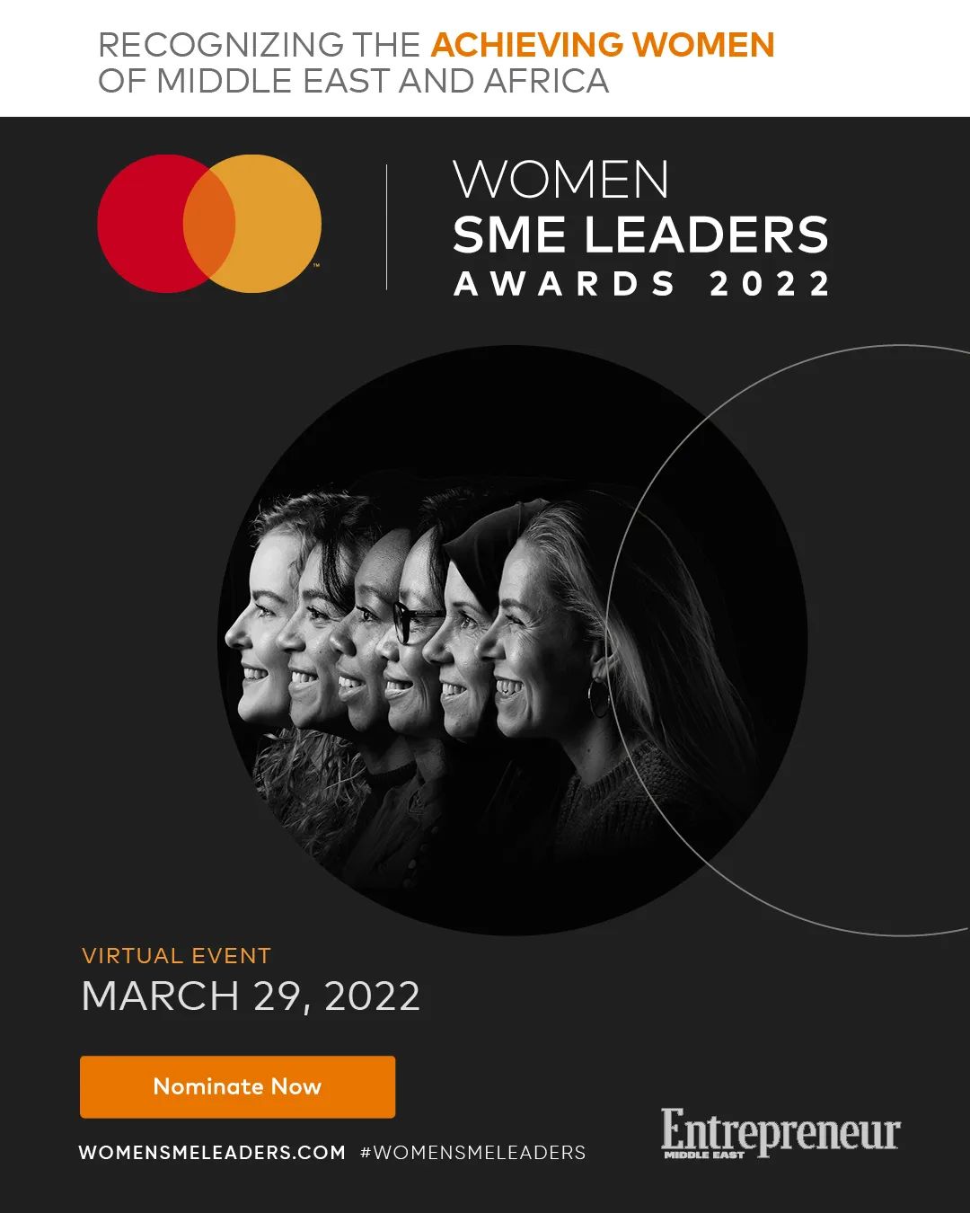 Mastercard And Entrepreneur ME Open Nominations For Women SME Leaders Awards 2022