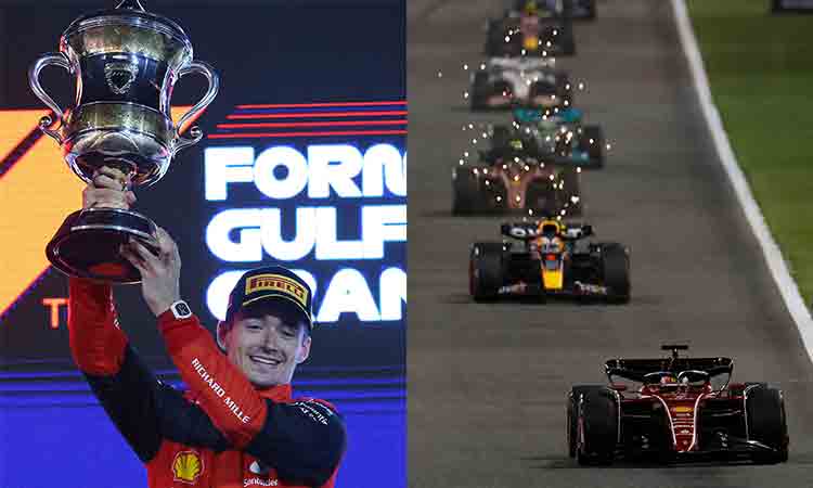 Ferrari’s Leclerc wins dramatic F1 season-opening Bahrain GP