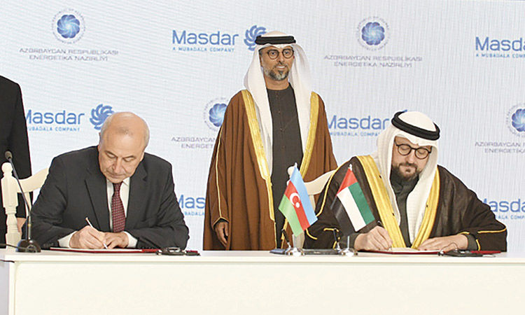Masdar starts construction of plant in Azerbaijan, signs 4 project deals