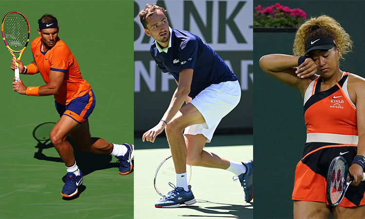 Nadal escapes, Medvedev wins, Osaka exits Indian Wells in tears