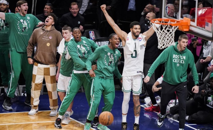 Celtics complete 4-game sweep of Nets with 116-112 victory