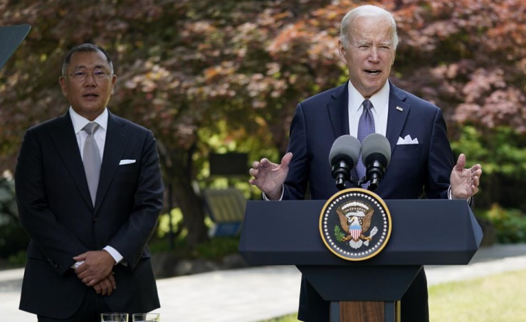 Biden highlights Hyundai announcement of $10 billion US investment