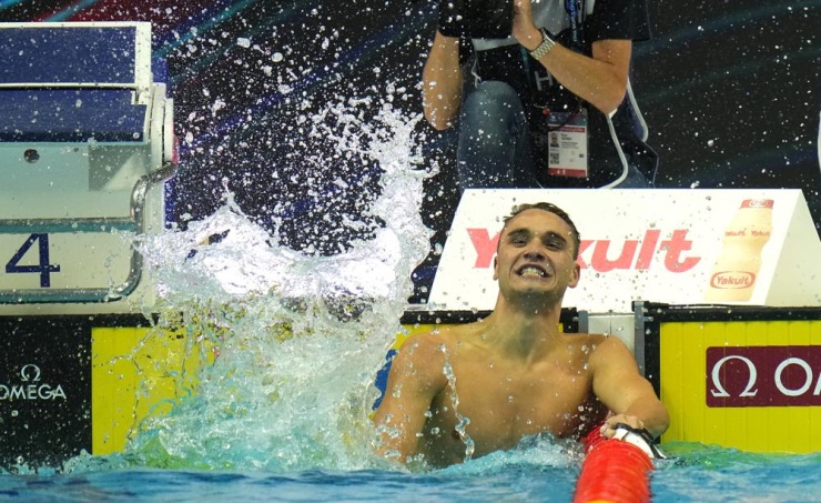 Hungary’s Milák sets world record in men’s 200 butterfly