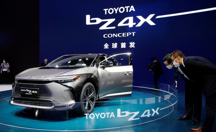 Toyota, Subaru shares drop on recalls of their first EV models