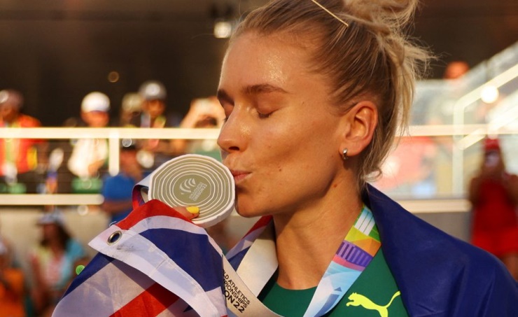 Patterson wins world high jump gold with personal best leap