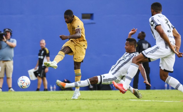 Barcelona manager Xavi ‘very happy’ with rejuvenated Dembele