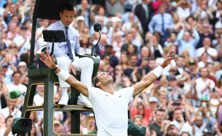 Ailing Nadal finds mental steel to edge Fritz in Wimbledon epic