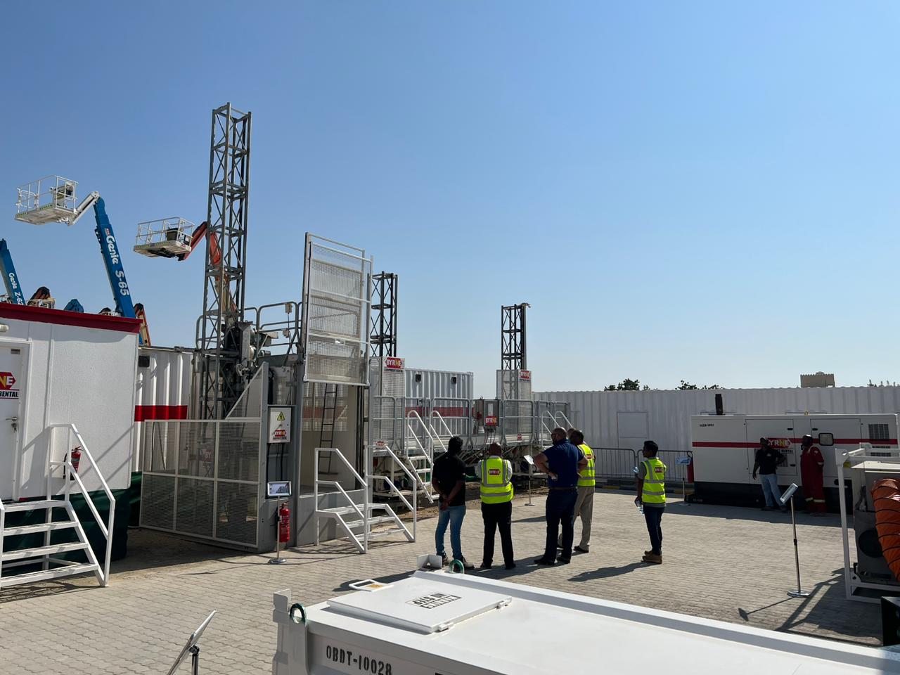 Byrne Equipment Rental Oman showcase equipment at Open Day