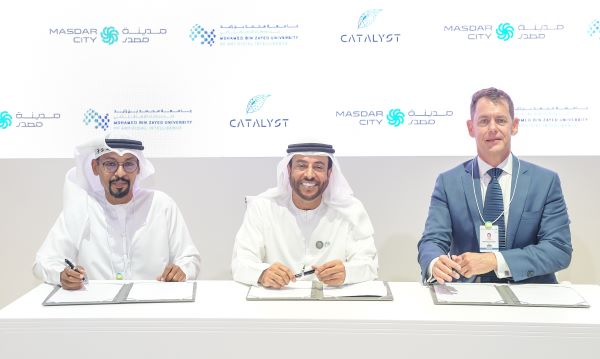 Masdar City, MBZUAI, and The Catalyst join hands to nurture clean energy, AI, and smart city tech in the region