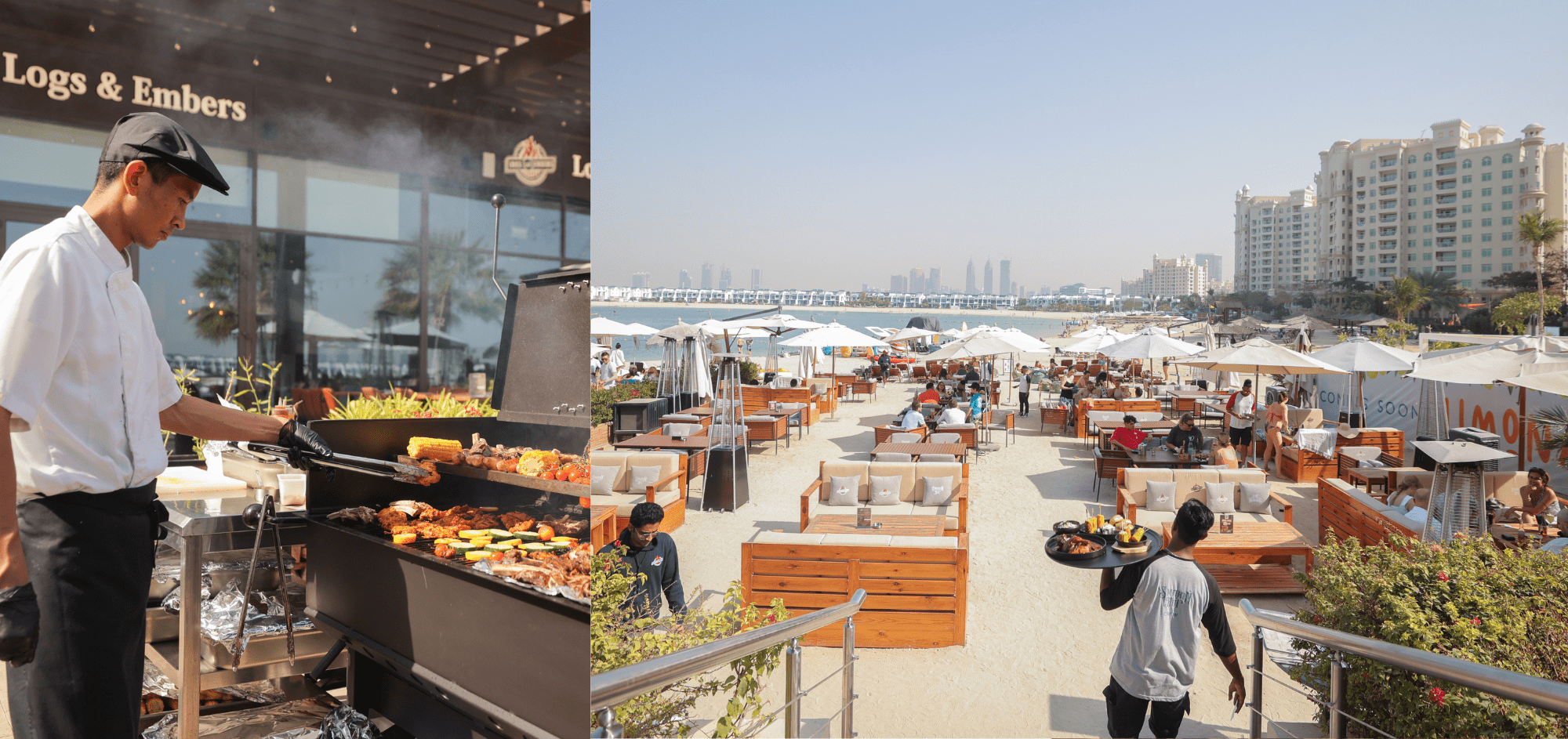 LOGS & EMBERS, PALM JUMEIRAH, PRESENTS: A SATURDAY BBQ BRUNCH BY THE BEACH