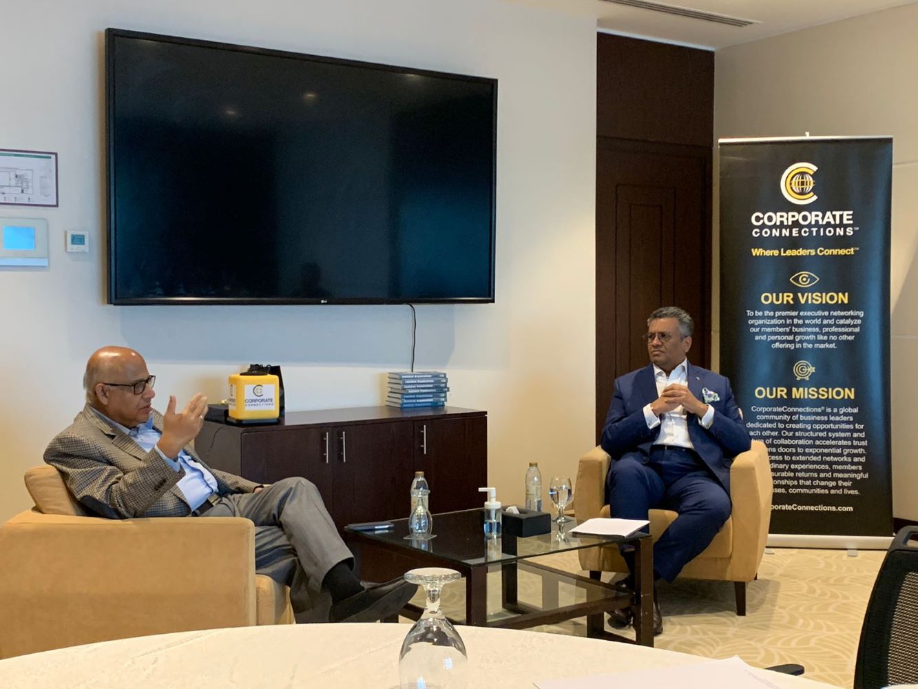 CorporateConnections  hosts a fireside chat with Mr Suresh Kumar, Ex CEO of ENBD Group