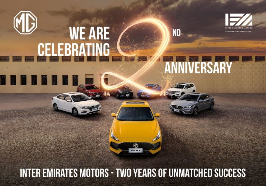 Inter Emirates Motors Celebrates Two Years of Success and Expansion of MG Motor brand in the UAE
