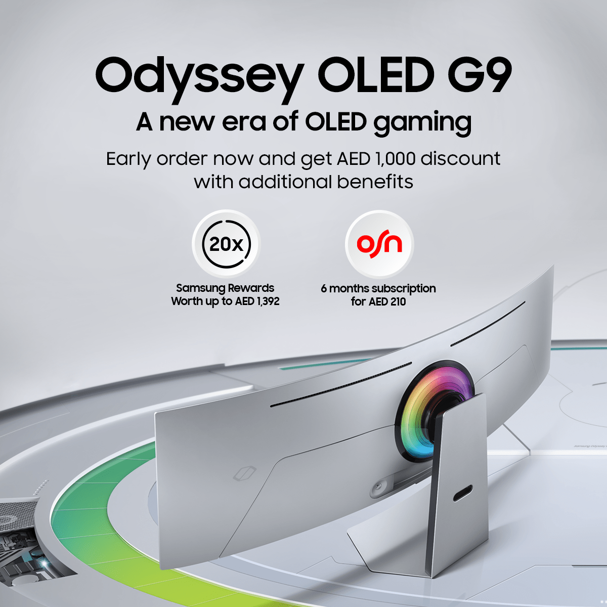 Samsung announces early-order for the new Odyssey OLED G9 monitor heralding a new era of work and play